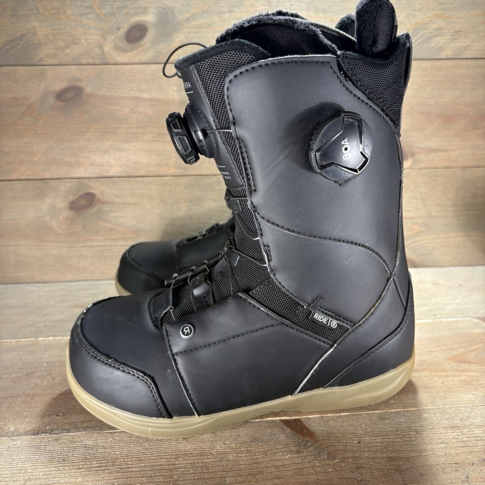 ride hera womens size 7 snowboard boots black athletic boa intuition